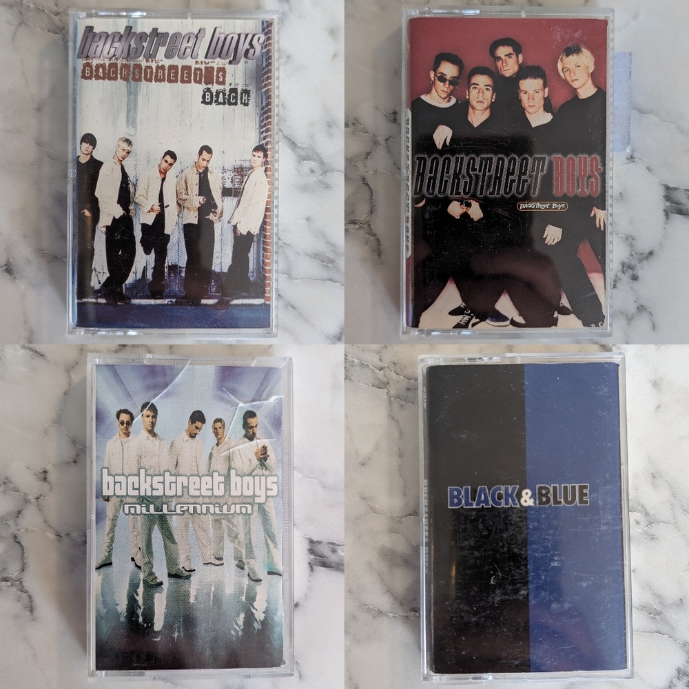 4 Backstreet Boys Cassette Tapes